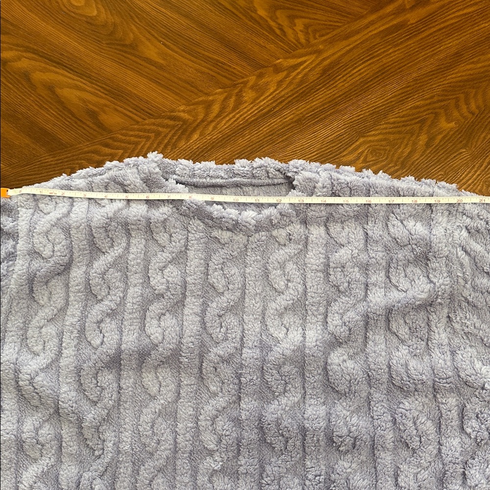 Cozy Purple Lounge Pajama Top - Picture 9 of 10